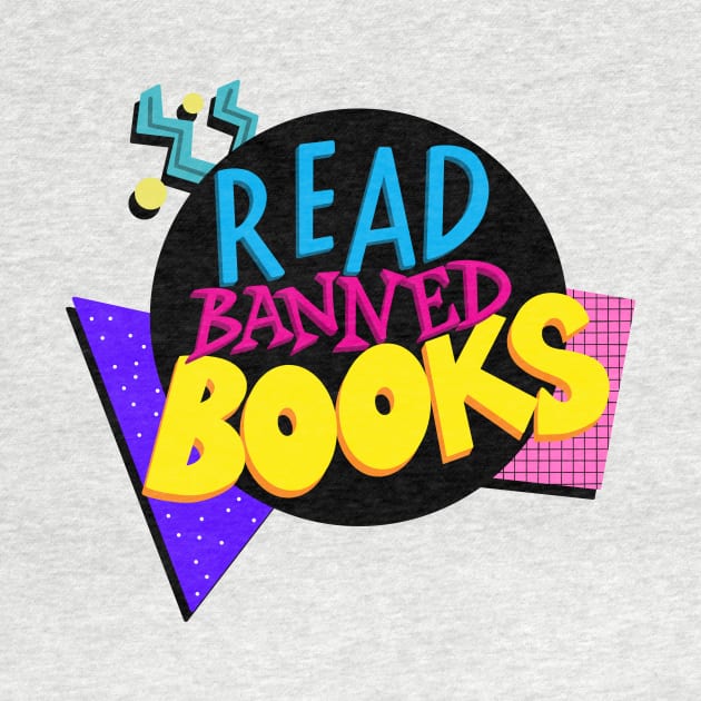 Retro 90s Read Banned Books by Thenerdlady